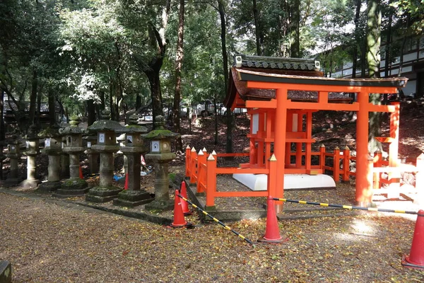 Japão 2015 Nov Lanternas Japonesas Santuário Kasuga Taisha Nara Japão — Fotografia de Stock