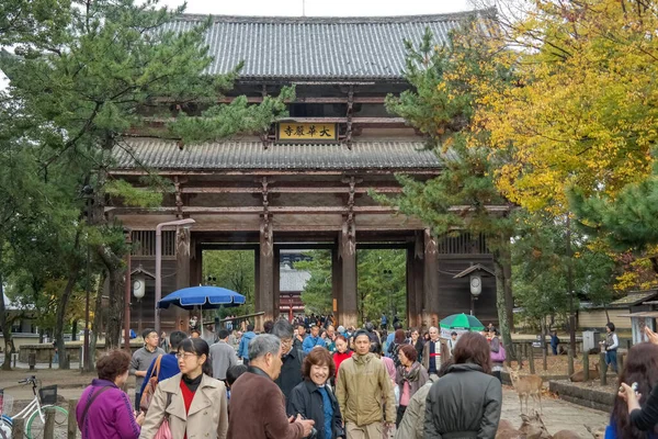 Japão 2015 Nov Visita Turística Templo Budista Todaiji Antiga Capital — Fotografia de Stock