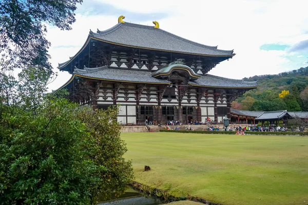 stock image Japan 2015 Nov 23, Todaiji Buddhist temple in the ancient Japanese capital Nara