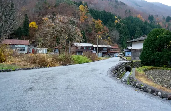 Japon 2015 Nov Village Shirakawa Village Est Célèbre Pour Ses — Photo
