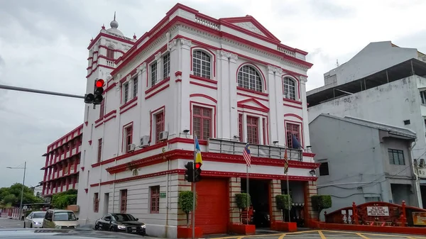 Penang 2018 Oct Central Fire Station 1908 Csodálatos Épülete Penang — Stock Fotó