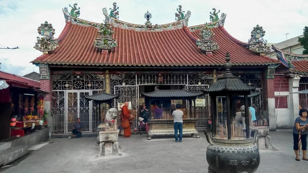 Penang 2018 Ekim Merhamet Tapınağı Tanrıçası Veya Kuan Yin Teng — Stok fotoğraf