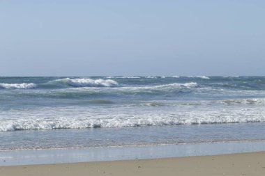 İsrail 'in kuzeyindeki Akdeniz kıyısında.