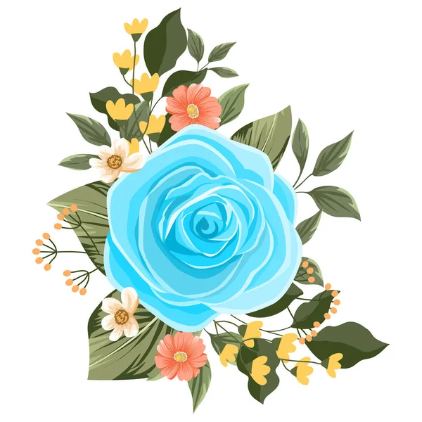 Vecteur Fond Floral Avec Des Fleurs — Image vectorielle