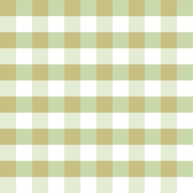 yeşil ve beyaz ekoseli desensiz