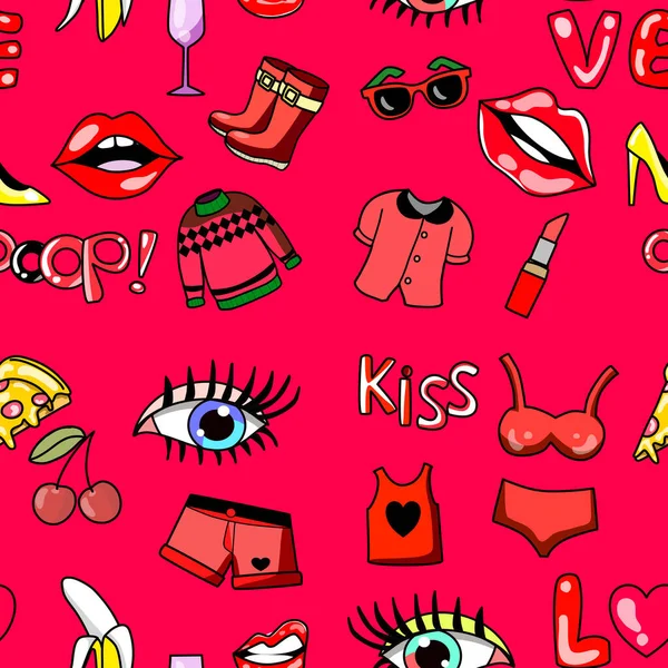 Moda dudaklı vektörsüz arkaplan