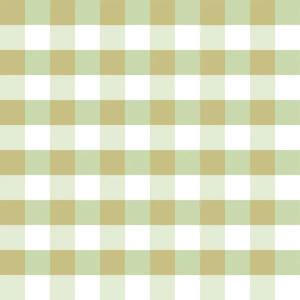 Patrón Sin Costura Cuadros Verde Blanco — Archivo Imágenes Vectoriales