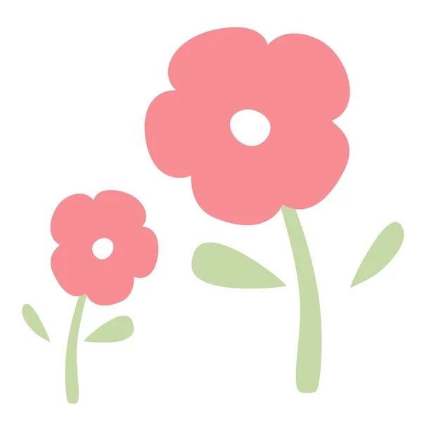 Ikona Vektoru Květiny Jednoduchý Ilustrační Design Pro Grafický Webový Design — Stockový vektor