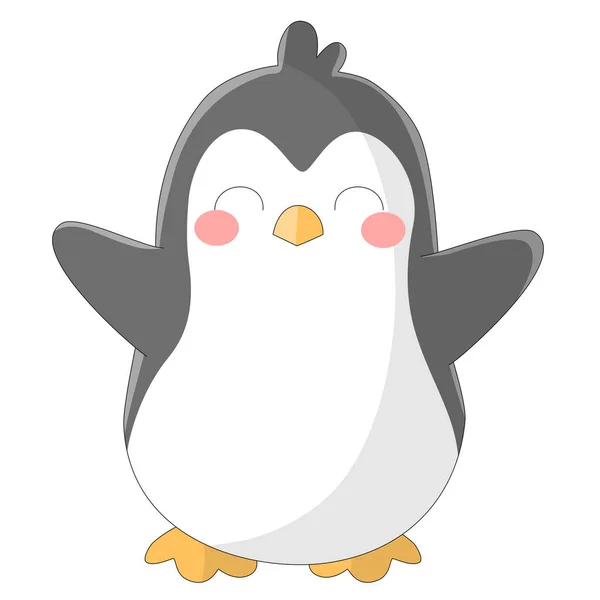 Ilustração Vetorial Pinguim —  Vetores de Stock