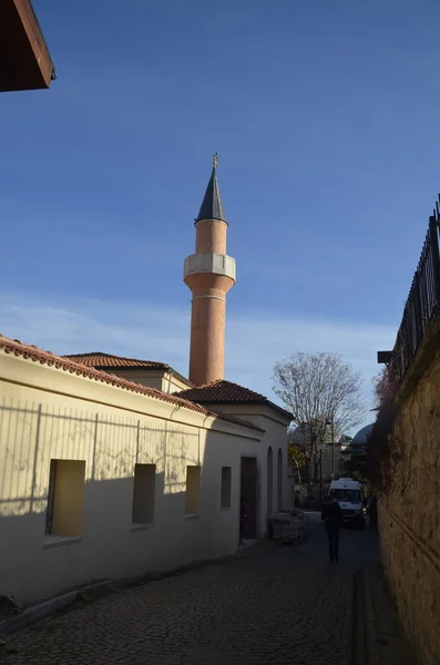 Istanbul Turkey, December 2022. Iskender Pasha Masjid and Minaret.