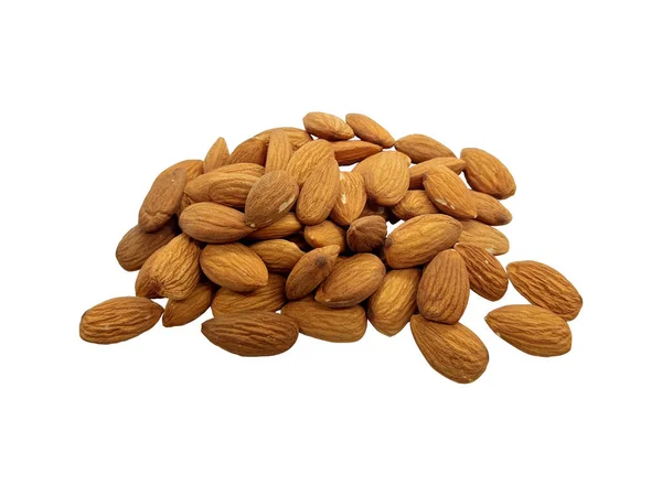 stock image  Almonds isolated on white background