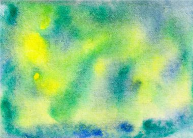 El boyası suluboya arkaplan prim vektörü, suluboya duvar kağıdına elle boyanmış.