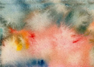 El boyası suluboya arkaplan prim vektörü, suluboya duvar kağıdına elle boyanmış.