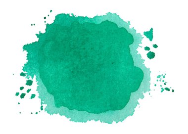 Renkli suluboya sıçrama lekesi, El suluboya sıçrama vektörü, çok renkli suluboya sıçrama