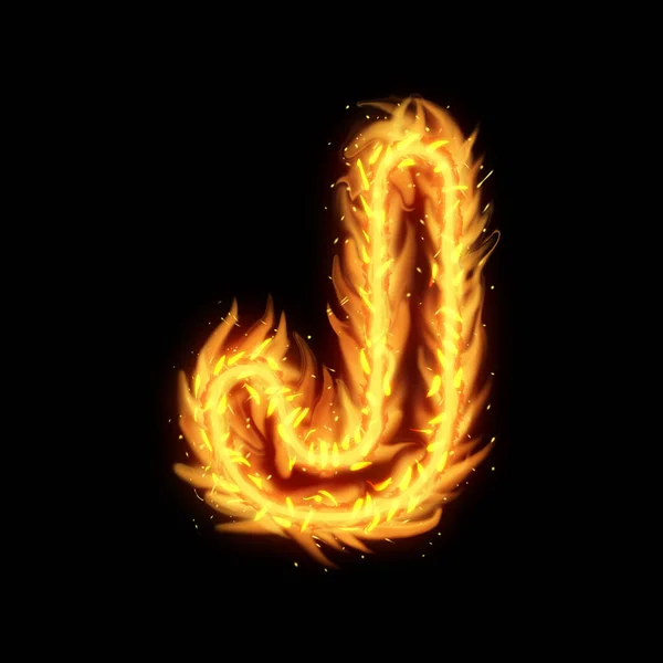 Изолированные Буквы Алфавита Огня Эффект Текста Алфавита Огня Черном Фоне — стоковое фото