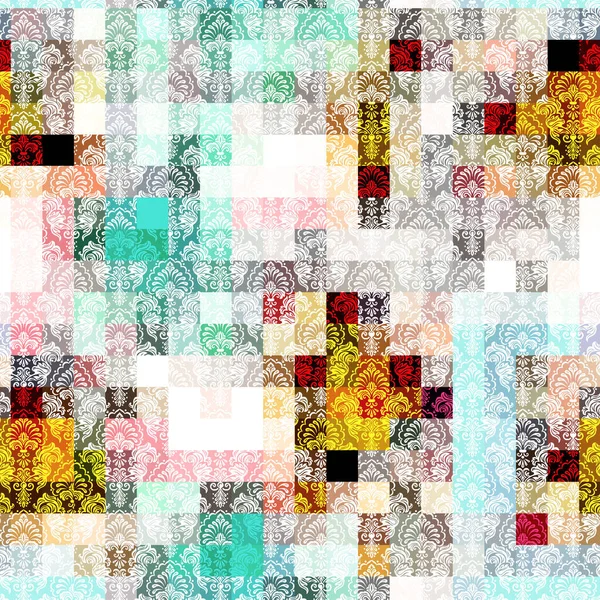abstract geometric pattern with squares and dots
