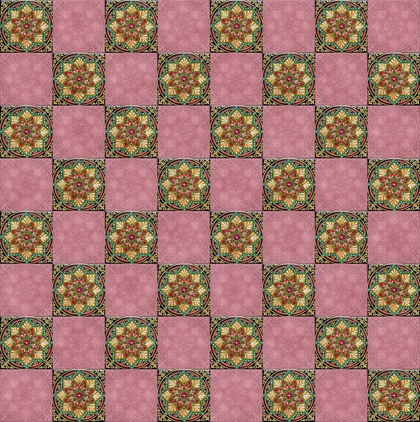 abstract colorful mosaic tiles pattern, background.