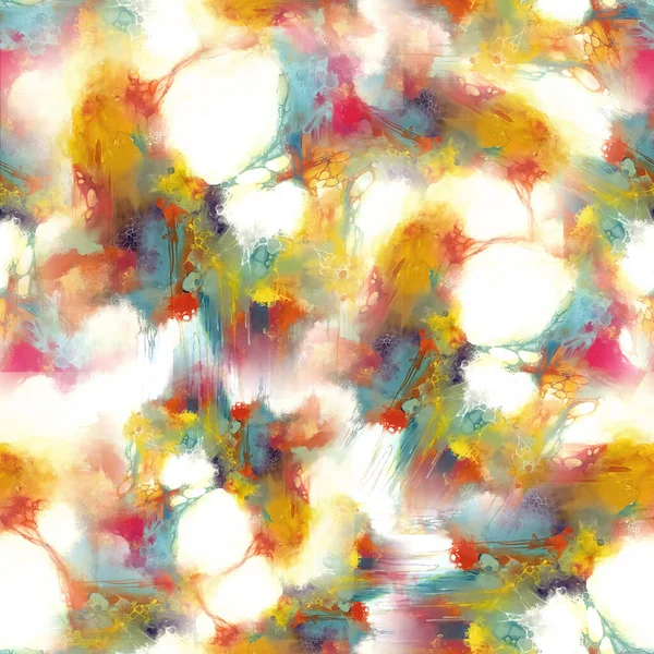 abstract background with colorful paint stains and stars