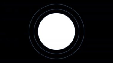 Geri sayım zamanı 10 saniye. Moda tasarım dairesi hareketi ve silme animasyonu. Siyah arkaplanda video canlandırması.