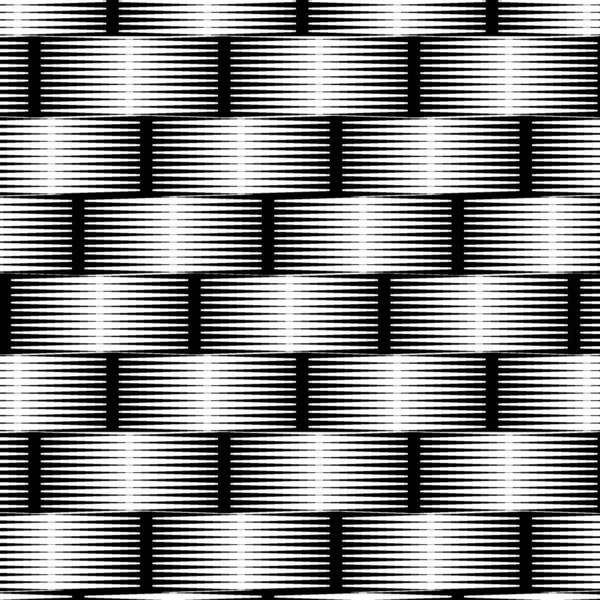 Černý Bílý Bezešvý Vzor Geometrické Pozadí — Stock fotografie