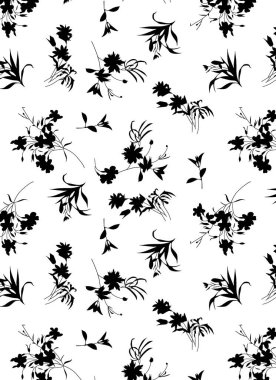 vektörsüz çiçek desenli dizayn ve arkaplan