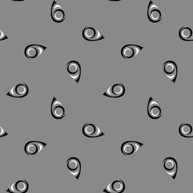 Gözler ve gözlerle kusursuz desen.