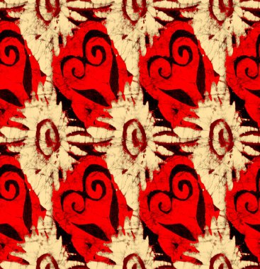 Soyut geometrik şekilli kusursuz desen