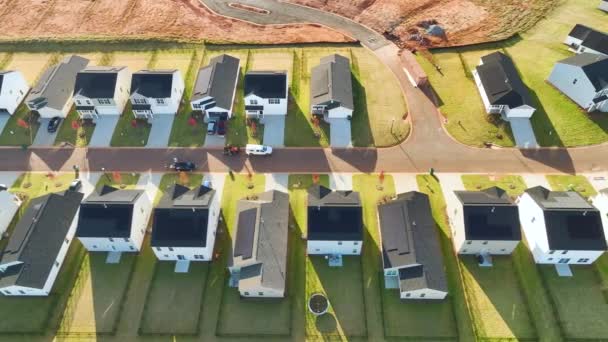 Vue Haut Maisons Résidentielles Densément Construites Dans Salon Caroline Sud — Video