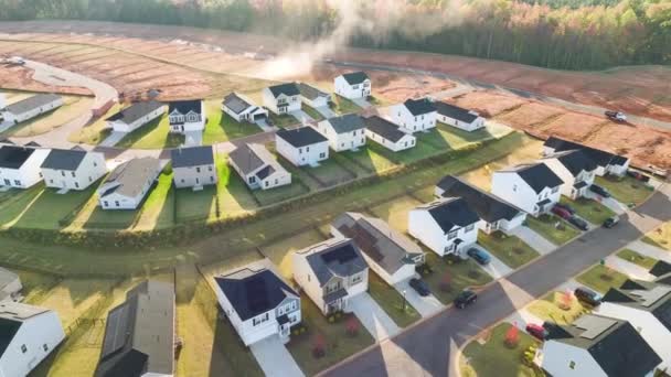 Pozemek Připraven Pro Výstavbu Nových Obytných Domů Jižní Karolíně Příměstské — Stock video