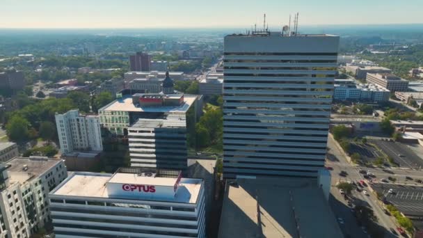 Arquitetura Centro Cidade Columbia Carolina Sul Vista Edifícios Escritórios Apartamentos — Vídeo de Stock