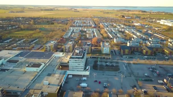Linkoping 지역에 아파트 교외의 부동산 개발의 스웨덴 콘도미니엄 — 비디오
