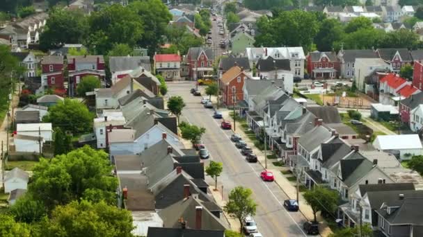Historická Americká Architektura Hagerstownu Starého Historického Města Marylandu Usa Cityscape — Stock video