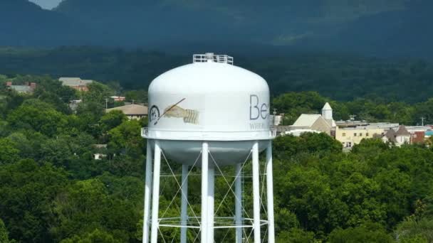 Torre Agua Americana Casco Antiguo Berea Kentucky Con Logo Arts — Vídeos de Stock