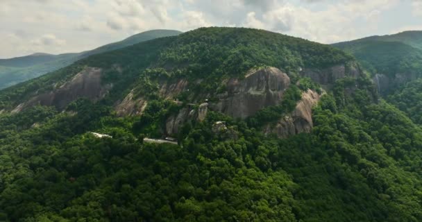 Místo Určení Cesty Appalačských Horách Komín Rock Lichotivou Americkou Národní — Stock video