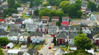 Hagerstown 'un tarihi Amerikan mimarisi, Maryland' deki eski tarihi şehir. ABD şehir manzarası.