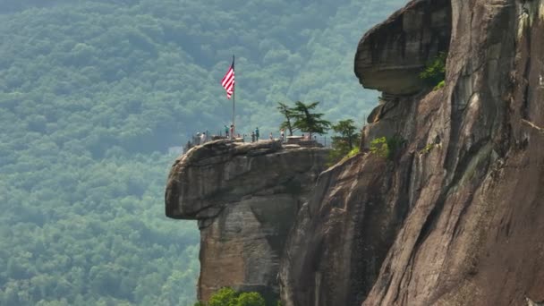 Místo Určení Cesty Appalačských Horách Komín Rock Lichotivou Americkou Národní — Stock video