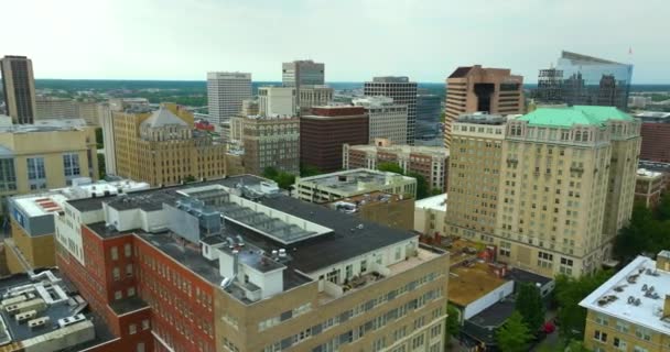 Büroviertel Stadtzentrum Von Richmond Virginia Usa Amerikanische Megapolis Mit Finanzdistrikt — Stockvideo