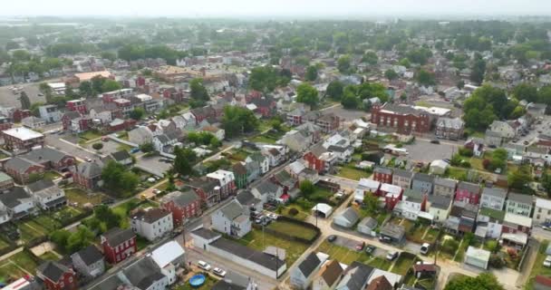 Hagerstown Historické Město Marylandu Starou Historickou Architekturou Usa Panoramatické Město — Stock video