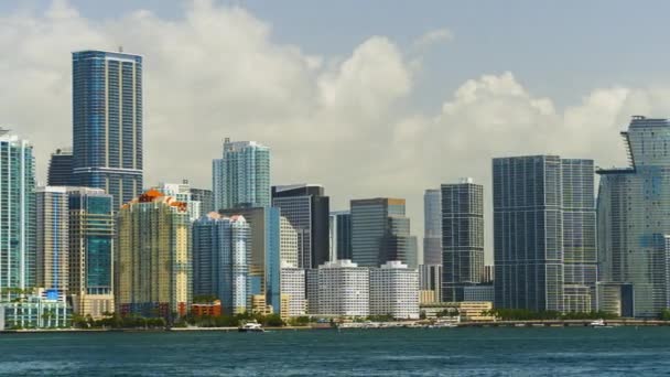 Downtown District Van Miami Brickell Florida Verenigde Staten Timelapse Van — Stockvideo