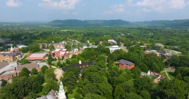 Historická Americká Architektura Berei Staré Historické Město Kentucky Usa Townscape — Stock video