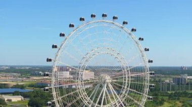 Orlando Eye dönme dolabı Orlando, Florida 'daki Icon Park' ta. ABD turizm merkezi