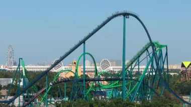 Orlando, Florida 'da heyecan verici lunapark eğlence merkezi.