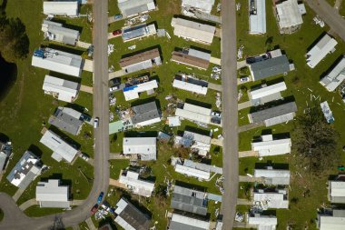 Florida 'daki taşınabilir evler, Ian Kasırgası tarafından yerle bir edildi. Doğal afetin sonuçları..