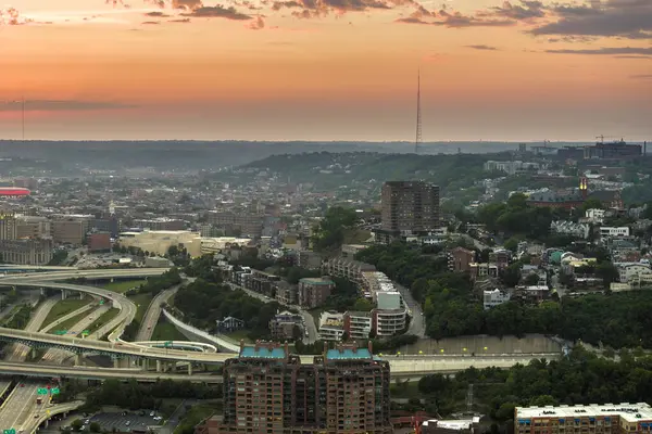 stock image Mount Adams, residential neighborhood in Cincinnati, Ohio.