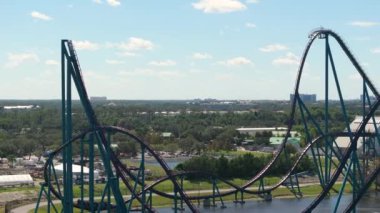 Orlando, Florida 'da heyecan verici lunapark eğlence merkezi.