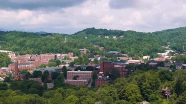 Boone 'un tarihi Amerikan mimarisi, Kuzey Carolina Blue Ridge Dağları' ndaki eski tarihi kasaba. Güzel Amerikan kasabası