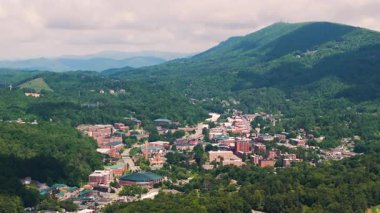 Boone 'un tarihi Amerikan mimarisi, Kuzey Carolina Blue Ridge Dağları' ndaki eski tarihi kasaba. Güzel Amerikan kasabası