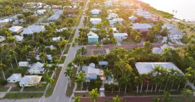 Punta Gorda, Florida. ABD 'deki eski tarihi şehir. Amerika 'ya seyahat