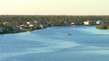 Tropik sulak arazi ekosistemi. Kuzey Limanı 'ndaki Florida tatlı suyu Myakka Nehri. Güney Amerika 'da yabani bitki örtüsü.