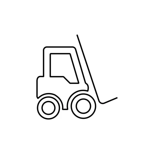 Desain Logo Vektor Ikon Forklift - Stok Vektor